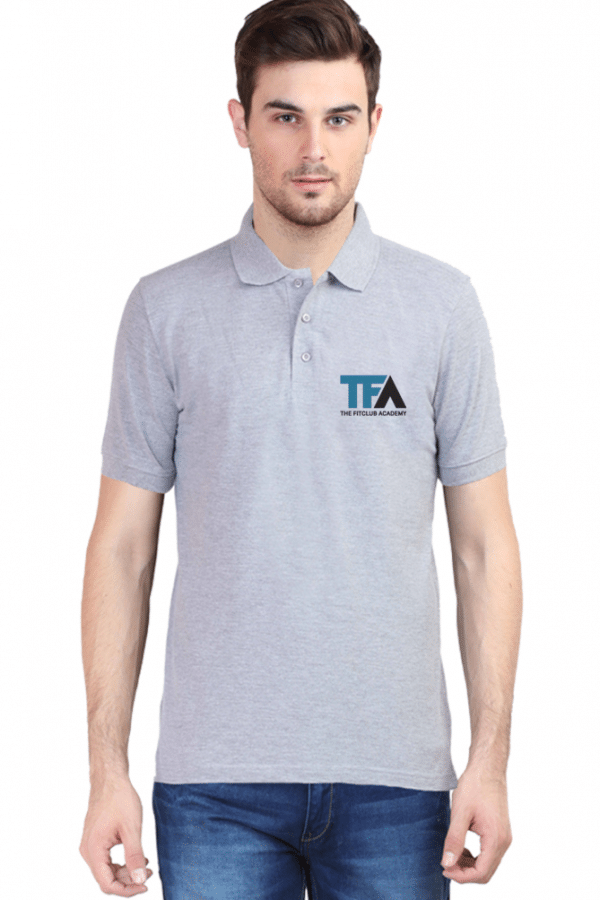 Unisex TFA Polo with Color Logo - Image 2