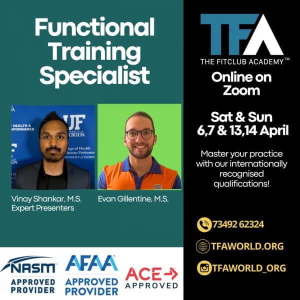 Functional Training Specialist - Online Apr 6-14