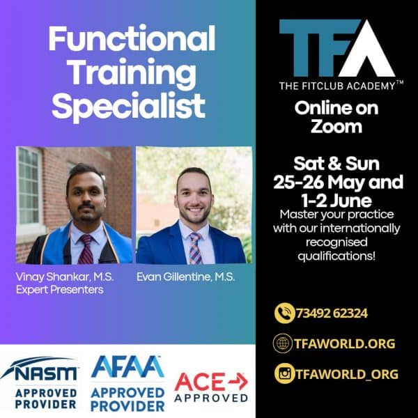 Functional Training Specialist - Online May 25- June 2