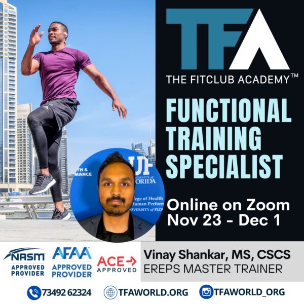 Functional Training Specialist - Online - November 23- December 1st